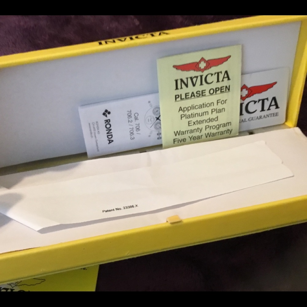 Invicta Long Large Watch Storage Case - Picture 6 of 8